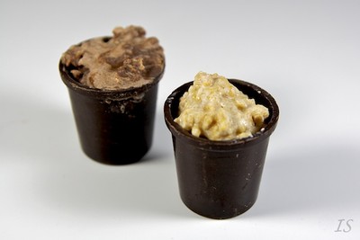 Rezept Schokotöpfchen mit Baileys-Schoko-Füllung Schokotöpfchen mit Baileys-Schoko-Füllung Rezept