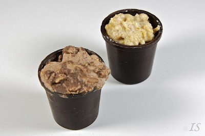 Rezept Schokotöpfchen mit Rum-Schoko-Füllung Schokotöpfchen mit Rum-Schoko-Füllung Rezept