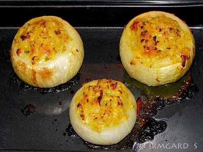 Rezept Gefüllte Zwiebeln Gefüllte Zwiebeln Rezept