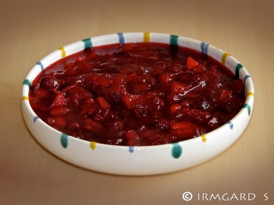 Rezept Cranberry-Apfel-Sauce Cranberry-Apfel-Sauce Rezept