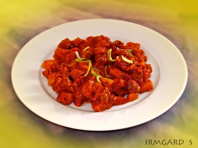 Rezept Ungarischer Soja-Gulasch-Topf Ungarischer Soja-Gulasch-Topf Rezept