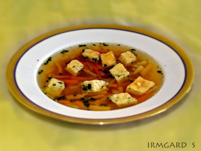 Rezept Wurzelgemüsesuppe mit Schöberl Wurzelgemüsesuppe mit Schöberl Rezept