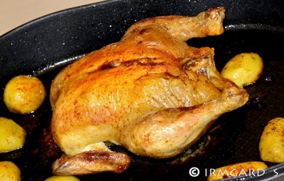 Rezept Brathähnchen Brathähnchen Rezept