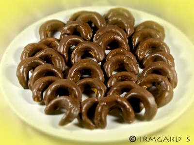 Rezept Schoko-Mürbteigkipferl Schoko-Mürbteigkipferl Rezept