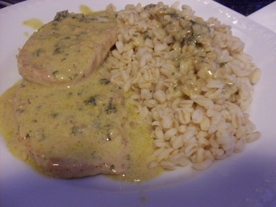 Rezept Naturschnitzel in Senfsosse mit Ebly Naturschnitzel in Senfsosse mit Ebly Rezept