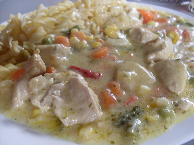 Rezept Putengeschnetzeltes mit Nudeln Putengeschnetzeltes mit Nudeln Rezept