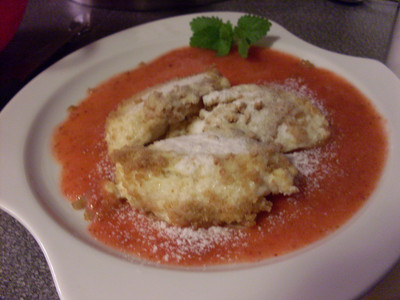 Rezept Topfennockerl mit Fruchtsauce Topfennockerl mit Fruchtsauce Rezept