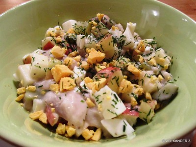 Rezept Apfel-Matjes-Salat Apfel-Matjes-Salat Rezept