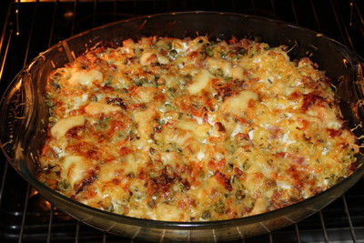 Rezept Nudelauflauf mit Gemüse und Schinken Nudelauflauf mit Gemüse und Schinken Rezept