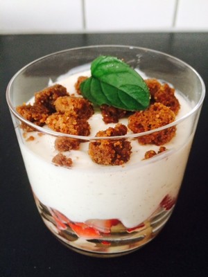 Rezept Bananen+Erdbeer Topfencreme Bananen+Erdbeer Topfencreme Rezept