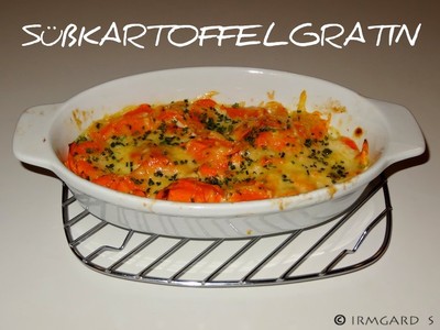 Rezept Süßkartoffelgratin Süßkartoffelgratin Rezept