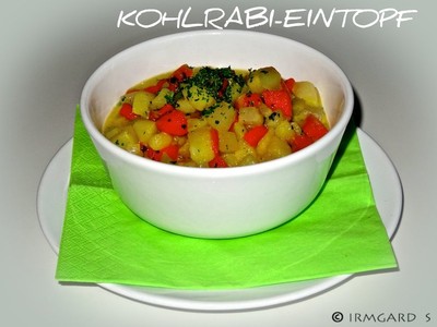Rezept Kohlrabi-Eintopf Kohlrabi-Eintopf Rezept