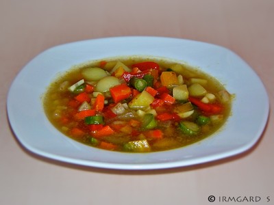 Rezept Bunte Gemüsesuppe Bunte Gemüsesuppe Rezept