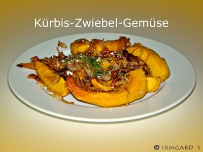 Rezept Kürbis-Zwiebel-Pfanne Kürbis-Zwiebel-Pfanne Rezept