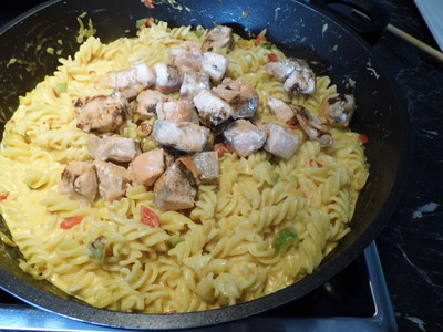 Rezept Lachs-Nudel-Pfanne Lachs-Nudel-Pfanne Rezept