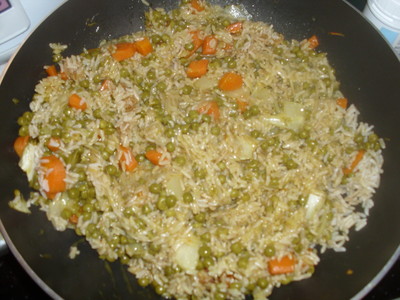 Rezept Süß-saure Reispfanne mit Chicoree Süß-saure Reispfanne mit Chicoree Rezept