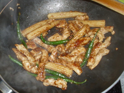 Rezept Schweinefleisch gebraten mit Ingwer Schweinefleisch gebraten mit Ingwer Rezept