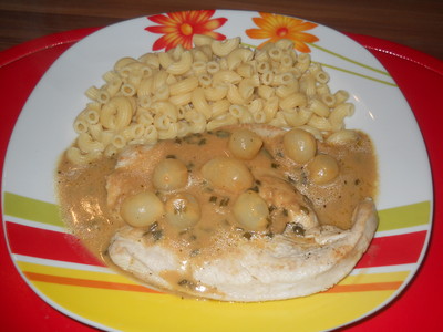 Rezept Putenschnitzel mit Perlzwiebel - Senfsauce Putenschnitzel mit Perlzwiebel - Senfsauce Rezept