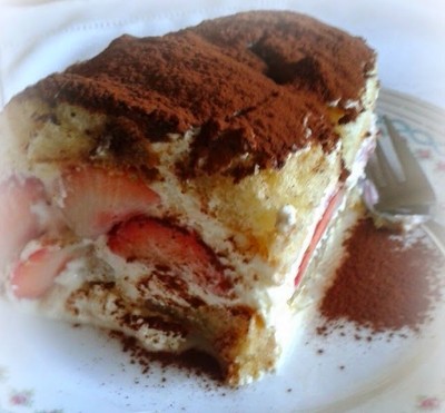 Rezept Leichtes Erdbeertiramisu Leichtes Erdbeertiramisu Rezept