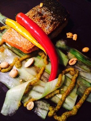 Rezept Fisch-Gurke-Erdnuss Fisch-Gurke-Erdnuss Rezept