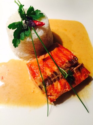 Rezept Fischfilet in Curry-Kokos Sauce Fischfilet in Curry-Kokos Sauce Rezept