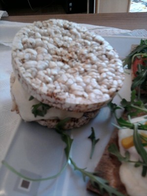 Rezept Reiswaffelburger Reiswaffelburger Rezept