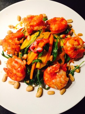 Rezept Gemüse-Mango Salat mit Erdüssen Gemüse-Mango Salat mit Erdüssen Rezept