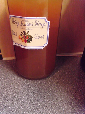 Rezept Hagebutten - Sirup Hagebutten - Sirup Rezept