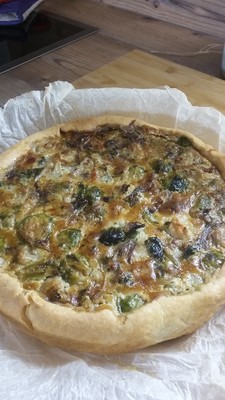 Rezept Quiche mit Rosenkohl und Speck Quiche mit Rosenkohl und Speck Rezept