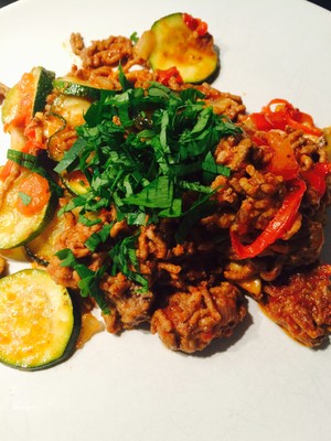 Rezept Schnelle Gemüse- Hackfleisch Pfanne Schnelle Gemüse- Hackfleisch Pfanne Rezept