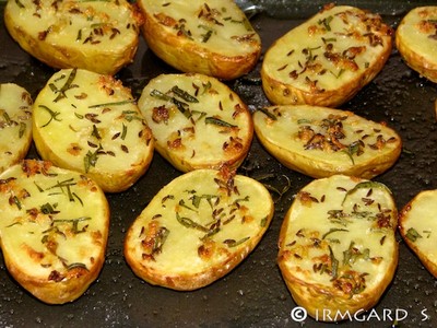 Rezept Geknofelte Ofenkartoffeln Geknofelte Ofenkartoffeln Rezept