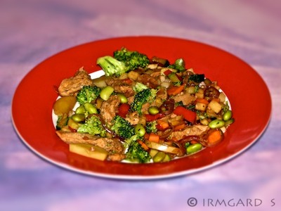 Rezept Soja-Gemüse-Pfanne Soja-Gemüse-Pfanne Rezept