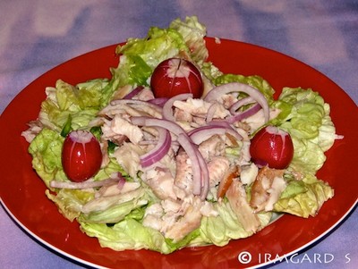 Rezept Räucherforellensalat Räucherforellensalat Rezept