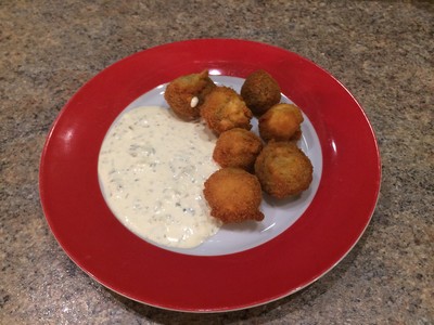 Rezept Gebackene Champignons mit Sauce tartare Gebackene Champignons mit Sauce tartare Rezept