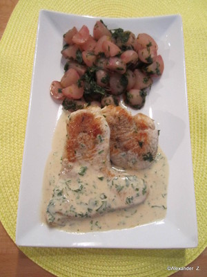 Rezept Hähnchen mit Radieschen Hähnchen mit Radieschen Rezept