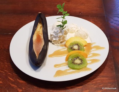 Rezept Gegrillte Banane mit Rum Butter Gegrillte Banane mit Rum Butter Rezept