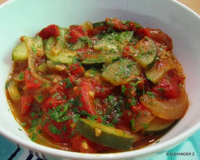 Rezept Paprika Zucchini Gemüse Paprika Zucchini Gemüse Rezept