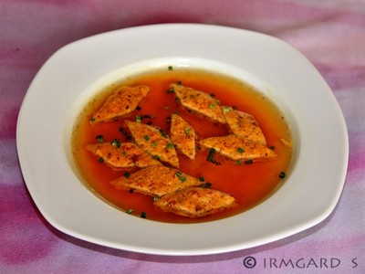 Rezept Schinkenschöberlsuppe Schinkenschöberlsuppe Rezept