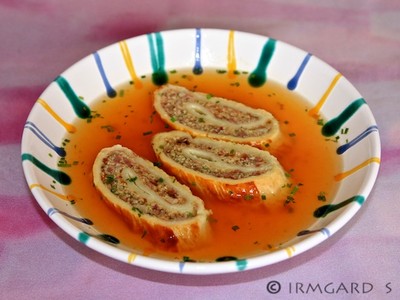 Rezept Fleischstrudelsuppe Fleischstrudelsuppe Rezept