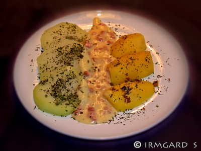 Rezept Kohlrabi mit Käse-Schinken-Sosse Kohlrabi mit Käse-Schinken-Sosse Rezept