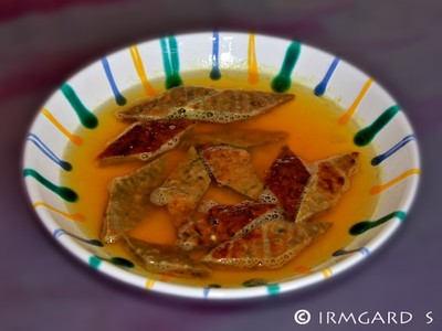 Rezept Leberschöberlsuppe Leberschöberlsuppe Rezept