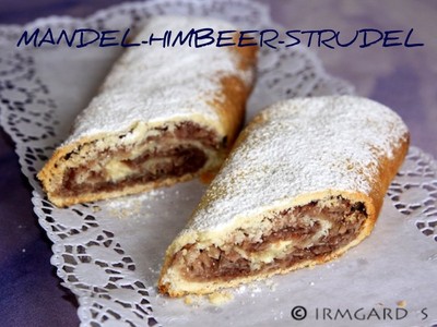Rezept Mandelhimbeerstrudel Mandelhimbeerstrudel Rezept