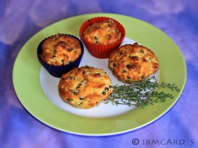 Rezept Mais-Parmesan-Muffins Mais-Parmesan-Muffins Rezept