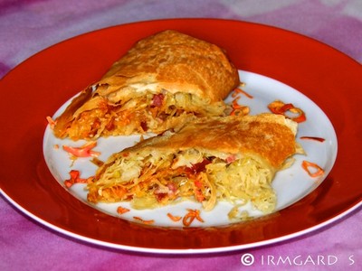 Rezept Sauerkrautstrudel Sauerkrautstrudel Rezept