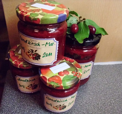 Rezept Kornelkirschenmarmelade Kornelkirschenmarmelade Rezept