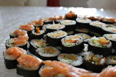 Rezept Lachs-Sushi Lachs-Sushi Rezept