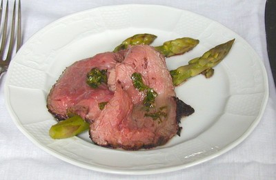 Rezept Marinierter Lungenbraten mit Spargel Marinierter Lungenbraten mit Spargel Rezept