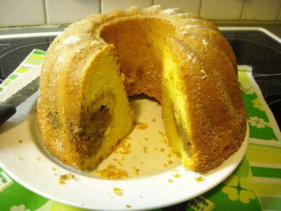 Rezept Marzipan - Nougat - Gugelhupf Marzipan - Nougat - Gugelhupf Rezept