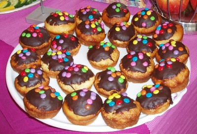 Rezept Muffins mit Smarties Muffins mit Smarties Rezept