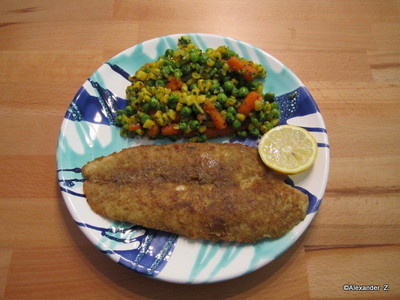 Rezept Pangasius gebraten m. Gemüse Pangasius gebraten m. Gemüse Rezept